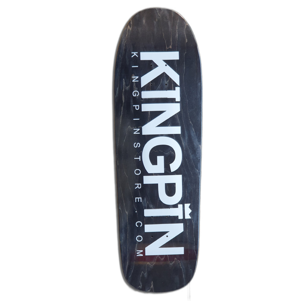 Kingpin Skate Supply Deck OG Logo Charcoal 9.8125" Sweatpants Shaped