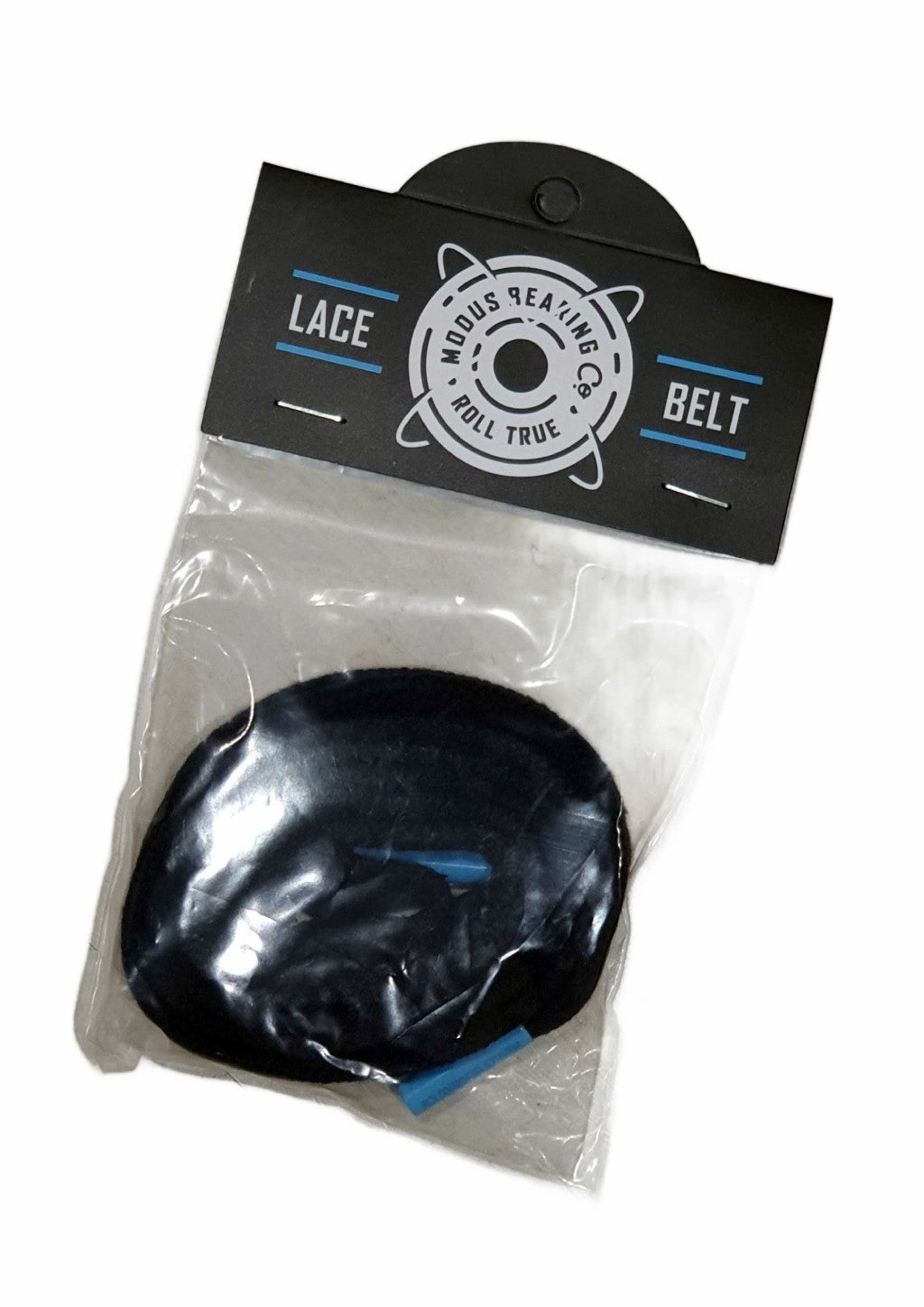 Modus Bearings Lace Belt Black Blue Tip Shoeslaces