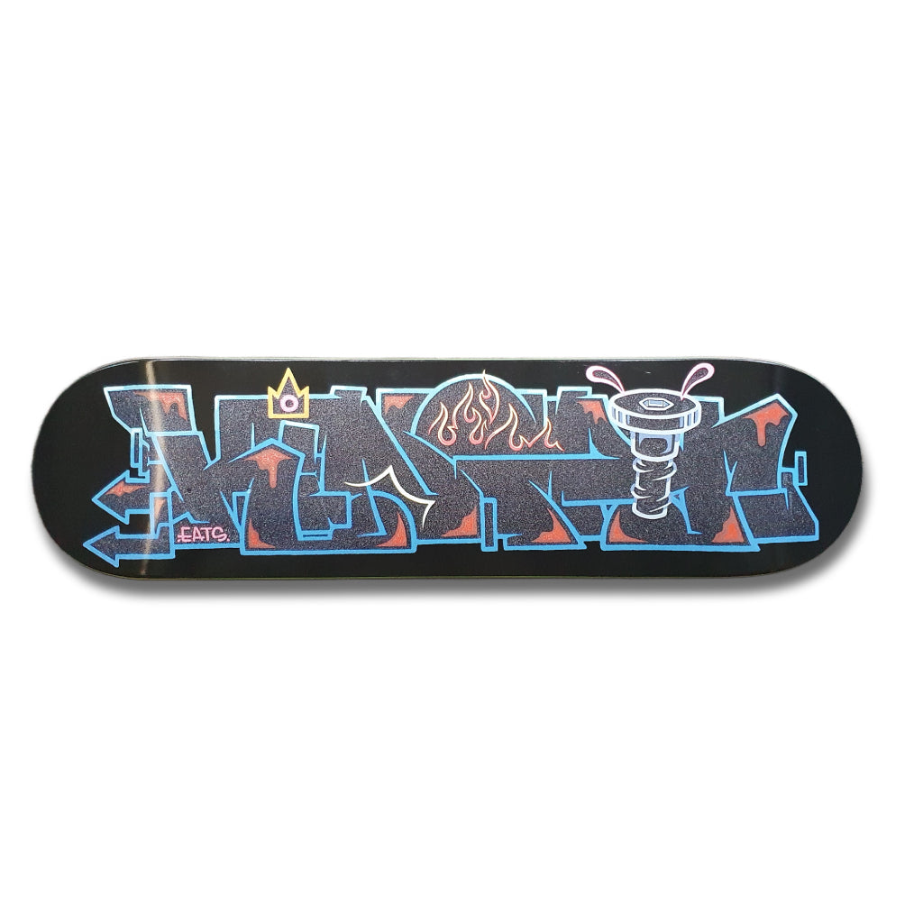 Eats X Kingpin Skate Supply Deck Eatsyay Ingpinkay Black 1 20