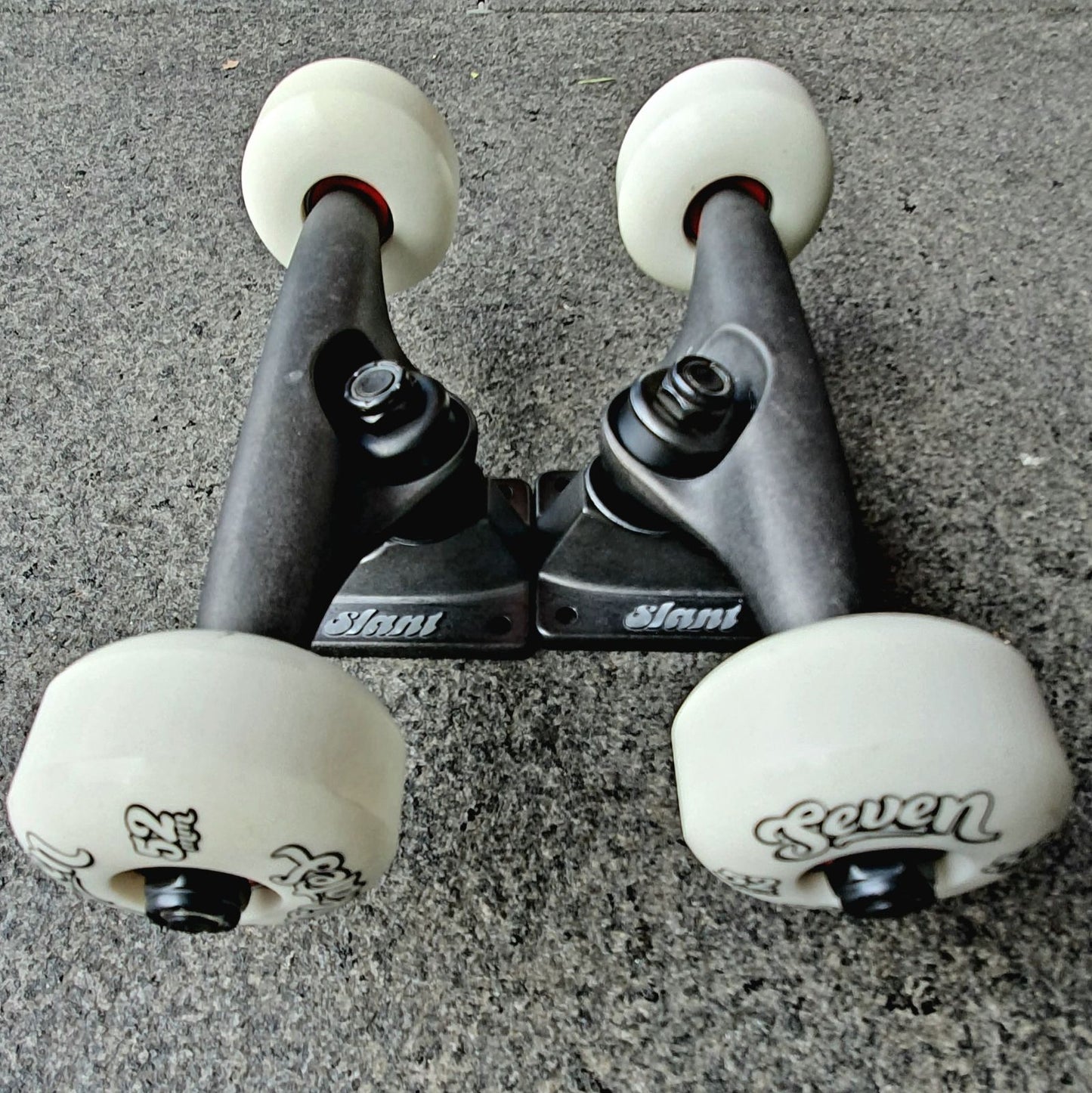 Slant Trucks 8.25" x Seven Wheels 52mm x Bearings Combo Bundle Set