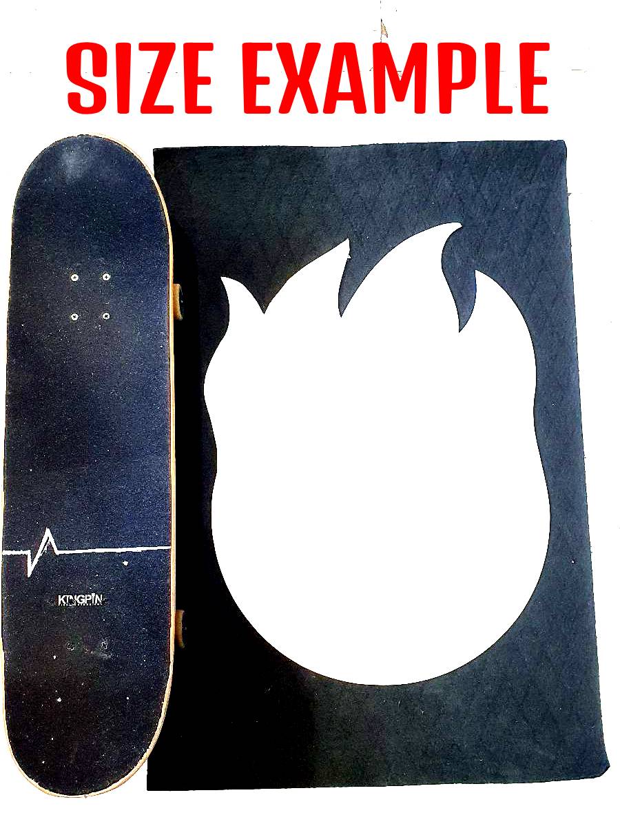 Spitfire Wheels Sticker Fireball Red XL 26" x 18" Skate decal