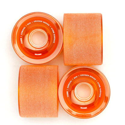 Globe Wheels Conical Cruiser 70mm Clear Amber 83a