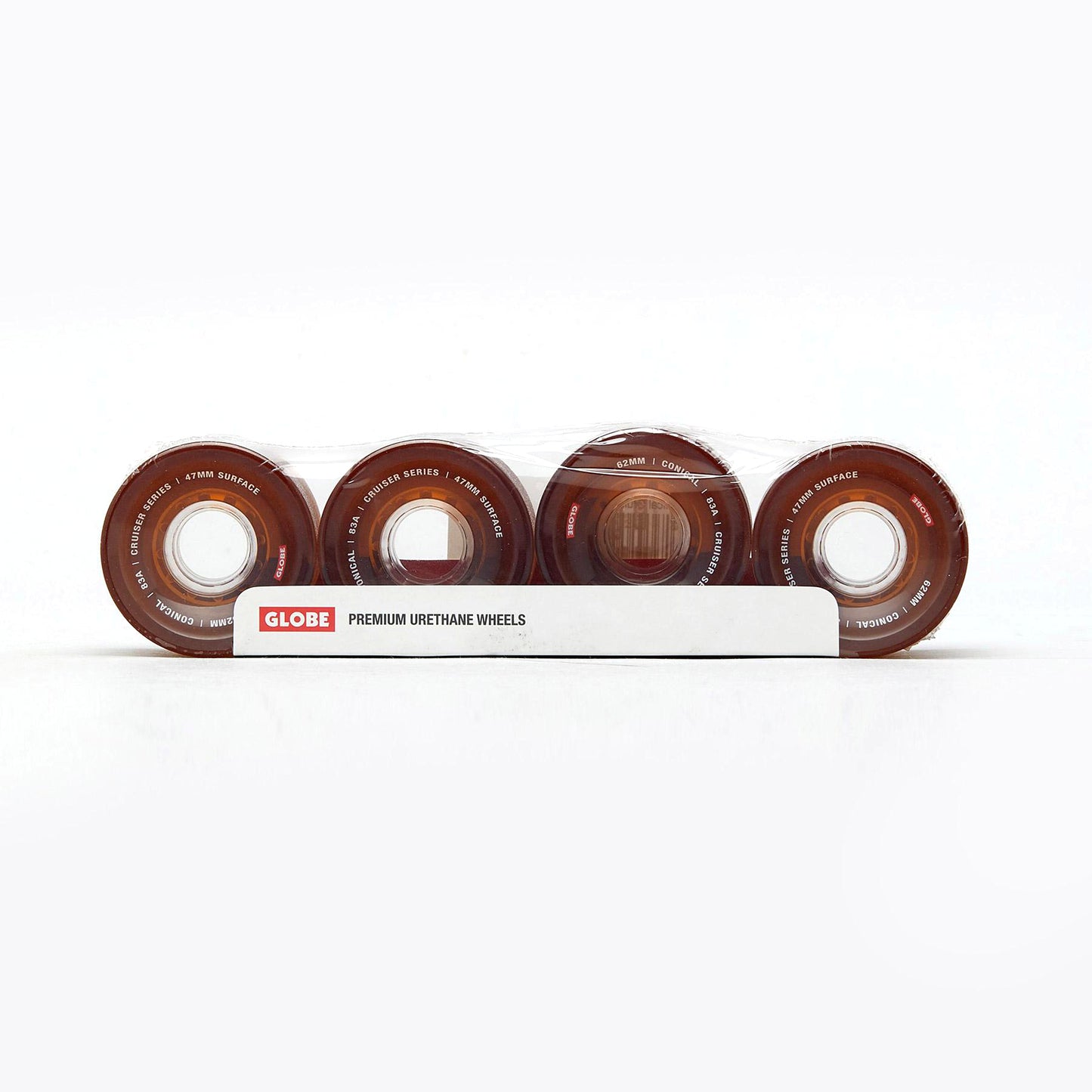 Globe Wheels Conical Cruiser 62mm Clear Coffee 83a