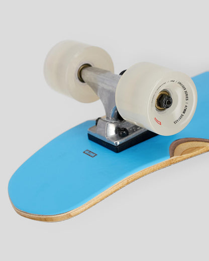 Globe Complete Skateboard Blazer Coconut Sky Blue 26" Cruiser