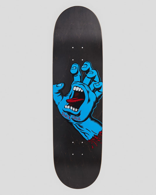 Santa Cruz Skateboard Deck Screaming Hand 8.6" Black