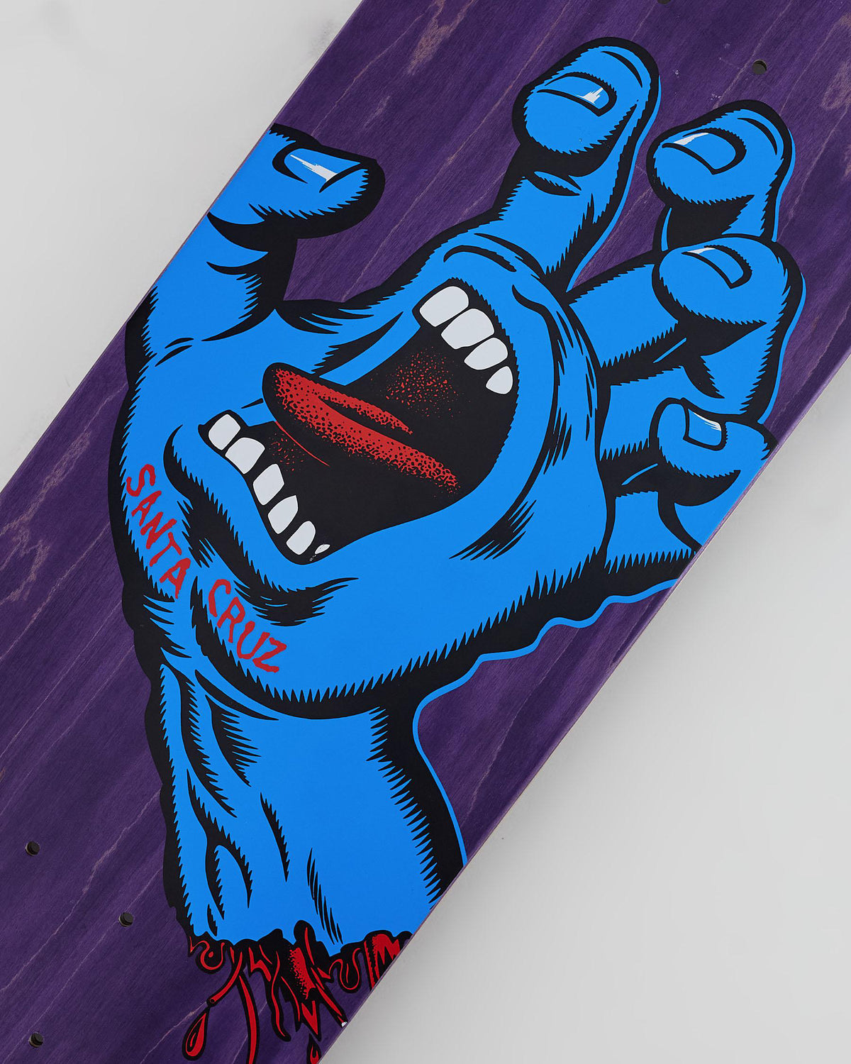 Santa Cruz Screaming Hand 8.375" Purple Complete Skateboard