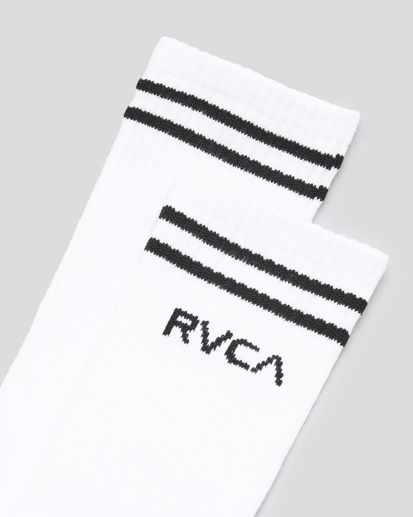 RVCA Socks 5 Pack Union III Crew White Size 7-11 Skateboard Sox