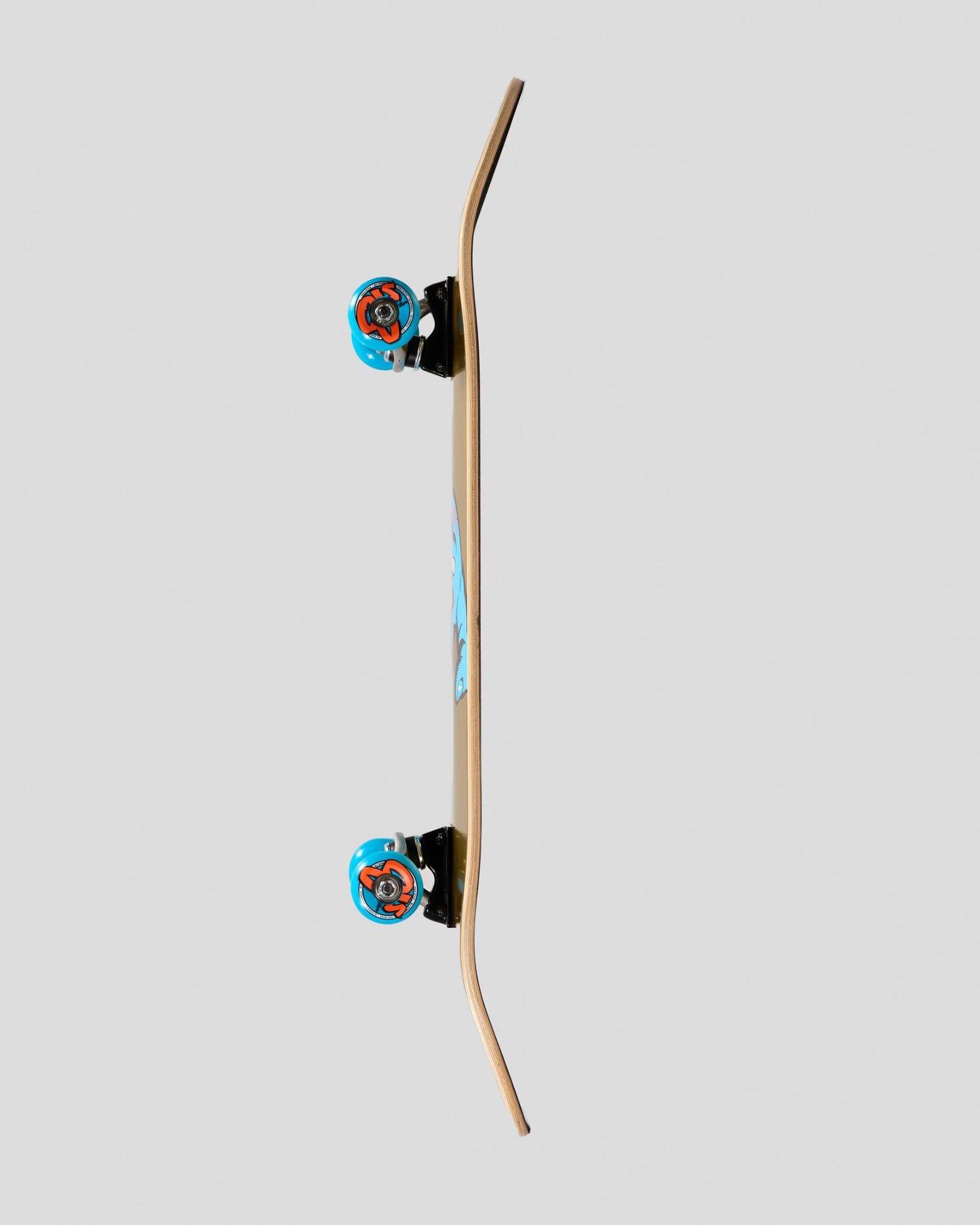 Santa Cruz Skateboard Complete Screaming Hand Large 8.25" Gold