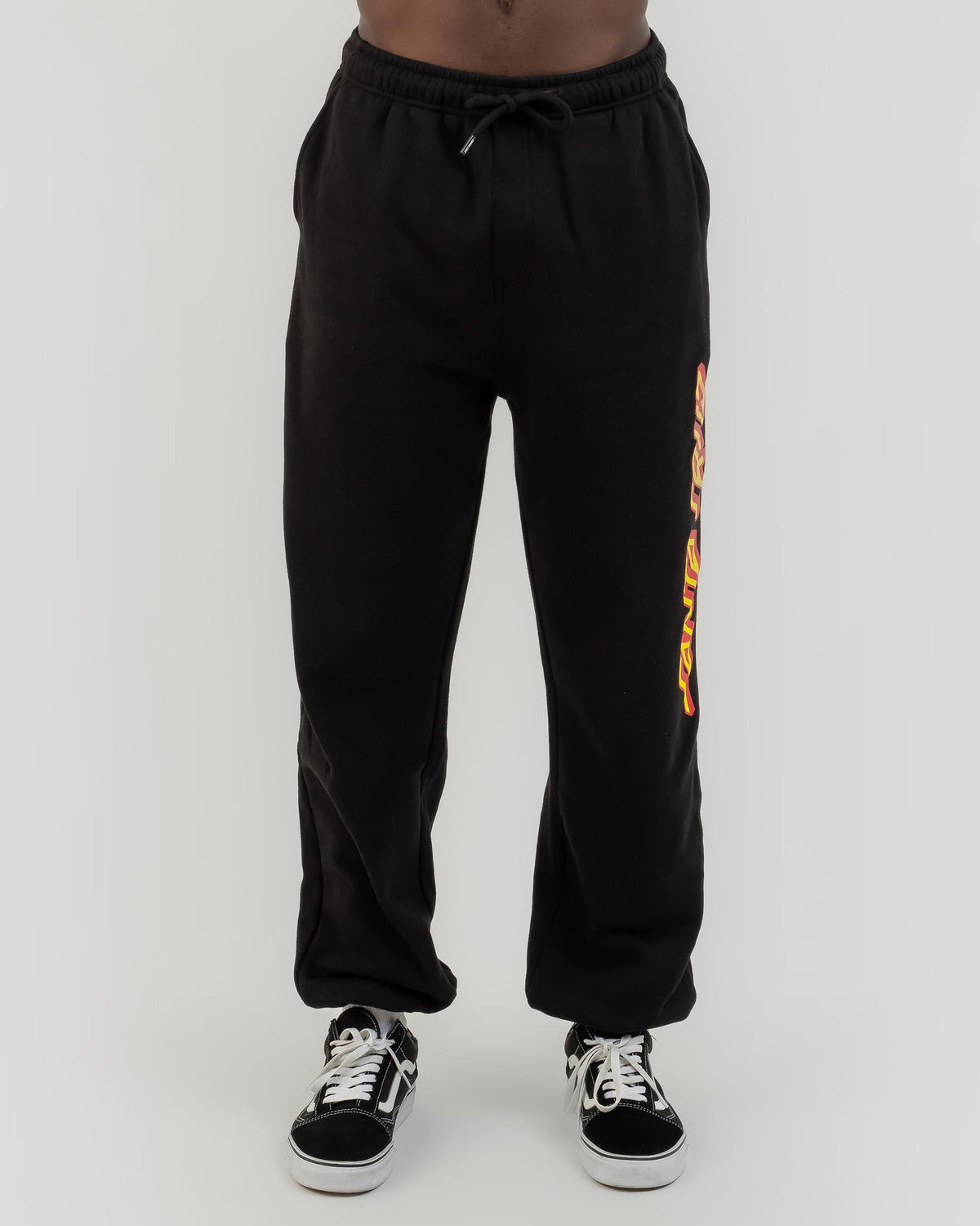 Santa Cruz Classic Strip Track Pants Black