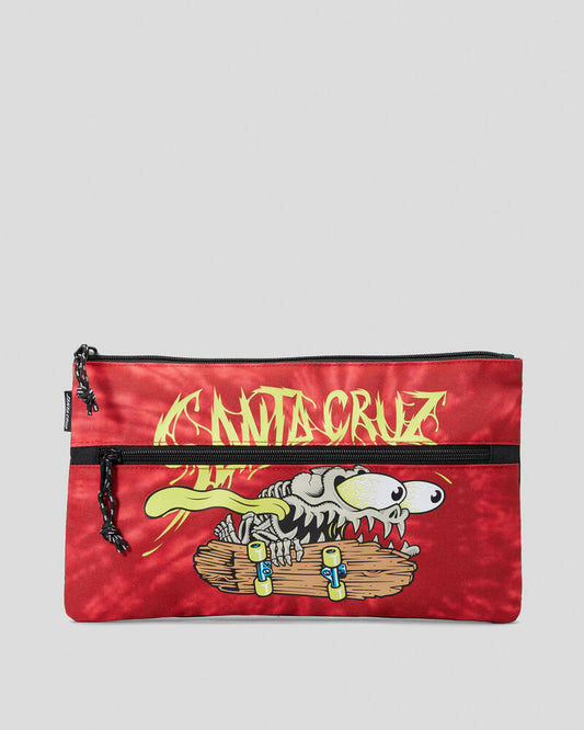 Santa Cruz Pencil Case Bone Slasher Dual Zip