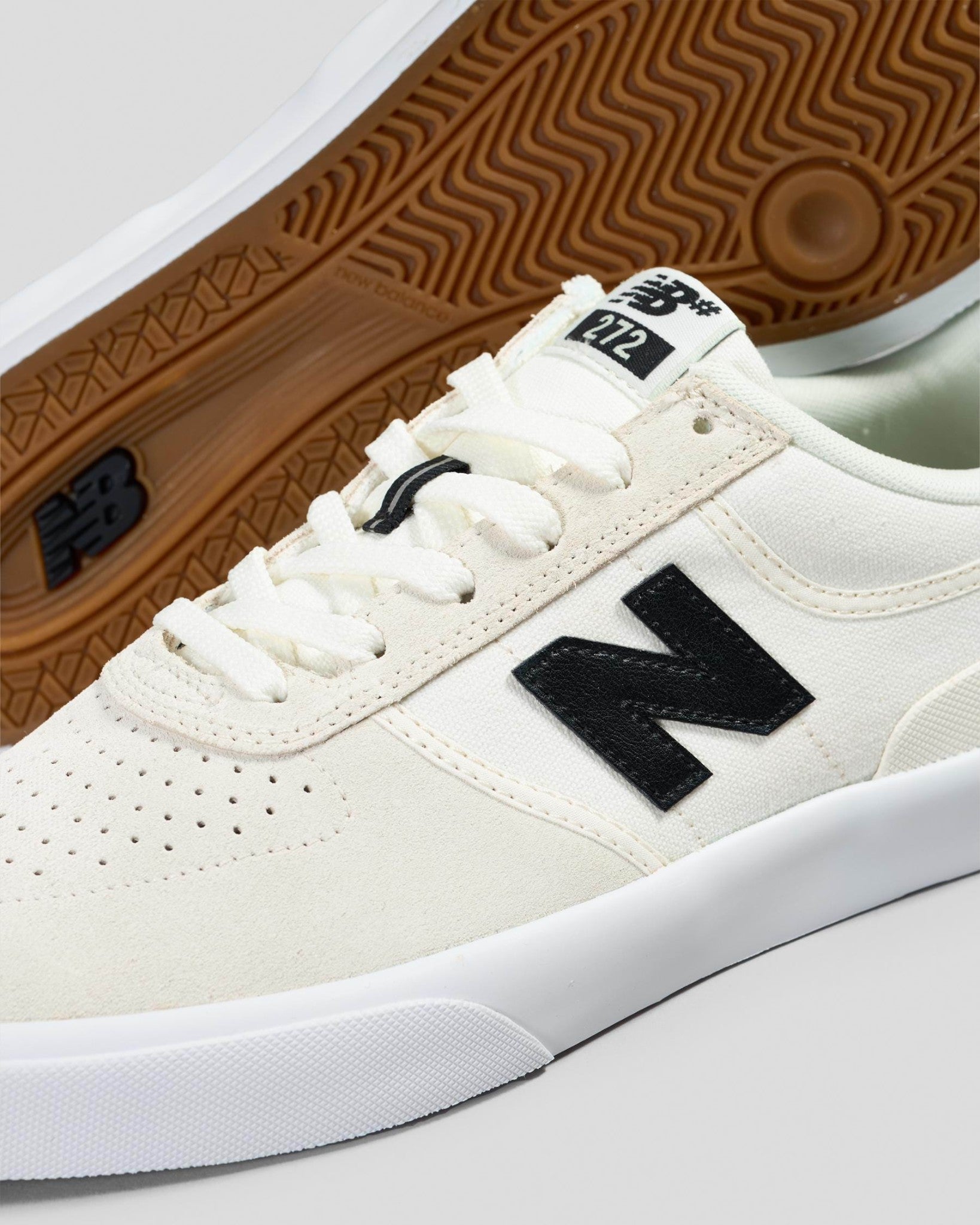 Nb Numeric Shoes 272 White Black Nm272Ggg Us Size Skateboard Sneakers