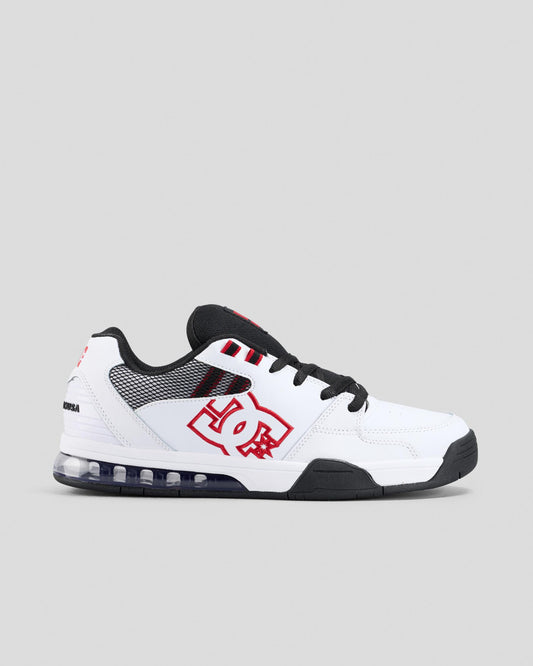 DC Shoes Versatile White Black Red US SIZE Skate Sneakers