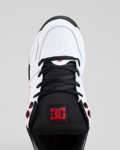 DC Shoes Versatile White Black Red US SIZE Skate Sneakers