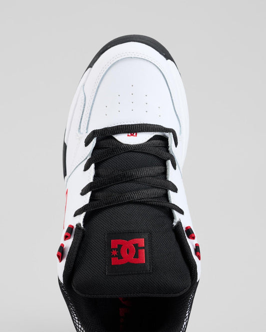 Dc Shoes Versatile White Black Red Us Size Skate Sneakers
