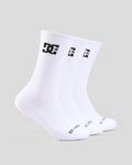 Dc Shoes Socks 5 Pack Snow White Crew Size 8 11 Skateboard Sox