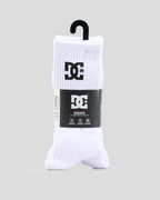 Dc Shoes Socks 5 Pack Snow White Crew Size 8 11 Skateboard Sox