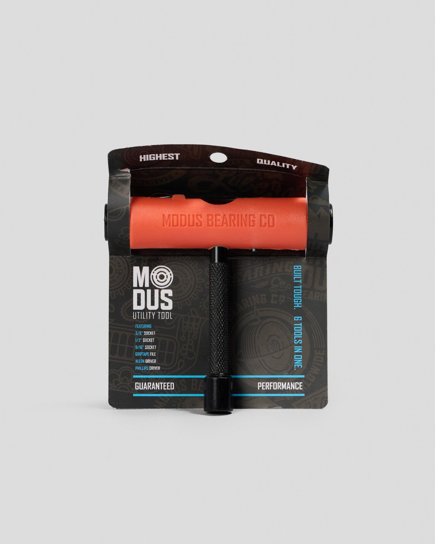 MODUS Bearings Skate Tool Orange Complete Skateboard T-Tool