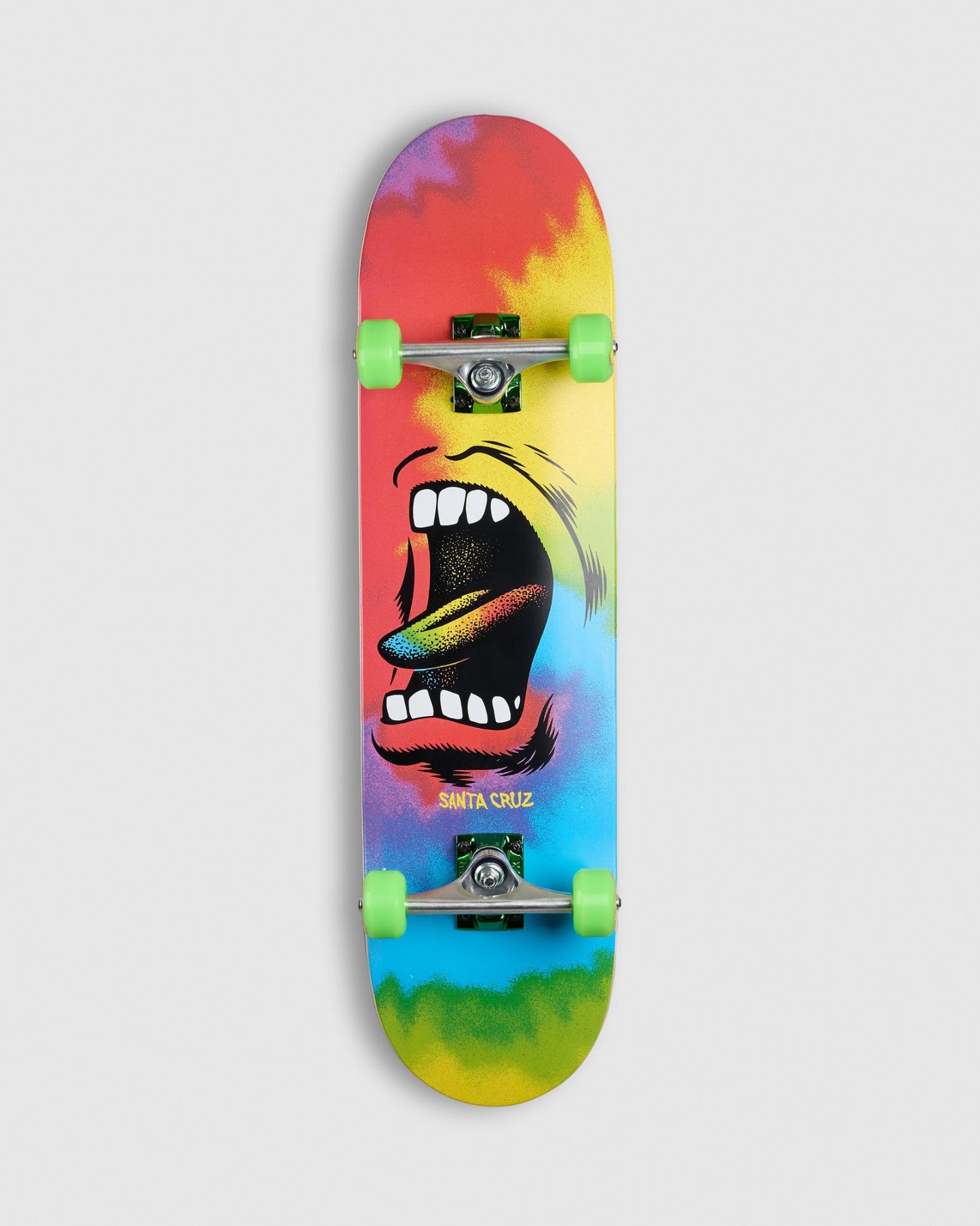 Santa Cruz Skateboard Complete Big Mouth Tie Dye 8" Full