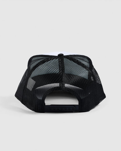 Thrasher x Spitfire Thrash & Burn Trucker Cap Black/White