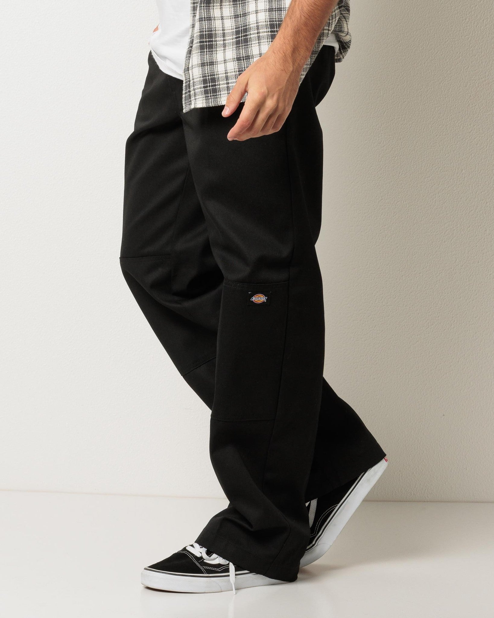 Dickies 85-283 Loose Fit Double Knee Work Pants Black
