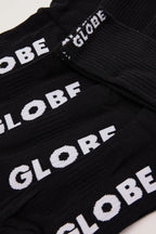Globe Socks 5 Pack Blackout Crew Black Size 7-11 Skateboard Sox