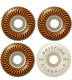 Spitfire Wheels Classics 53Mm 99D Orange Swirl