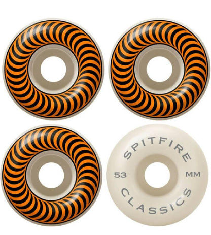 Spitfire Wheels Classics 53mm 99d Orange Swirl