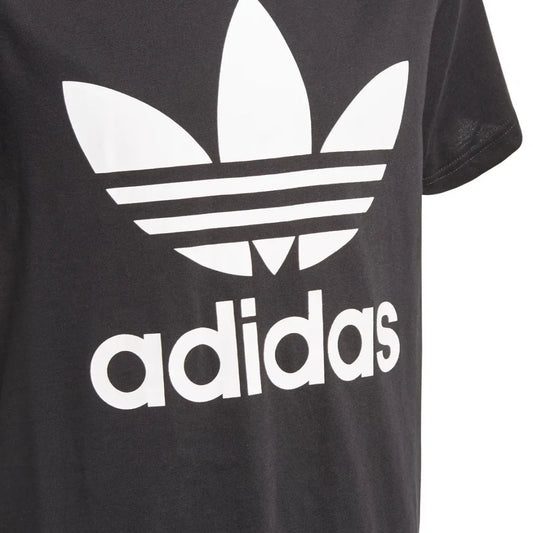 Adidas Originals Trefoil Tee Kids Black White