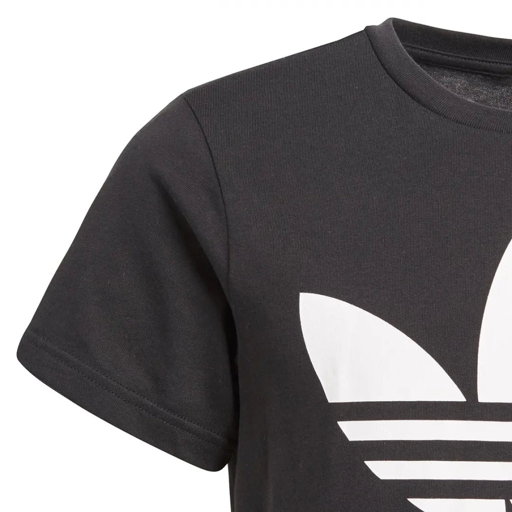 Adidas Originals Trefoil Tee Kids Black White