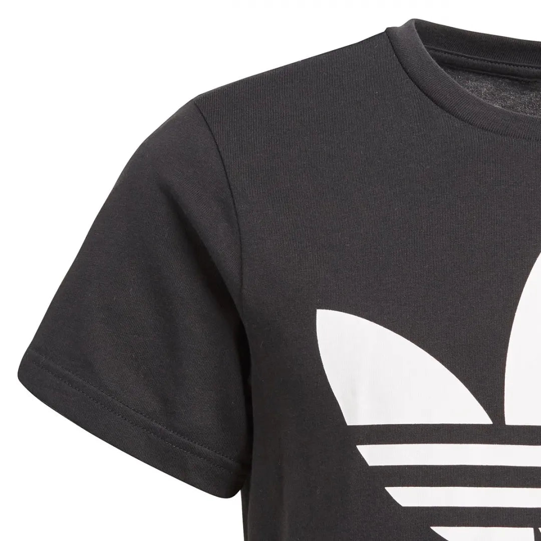 Adidas Originals Trefoil Tee Kids Black White