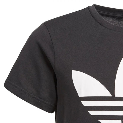 Adidas Originals Trefoil Tee Kids Black White