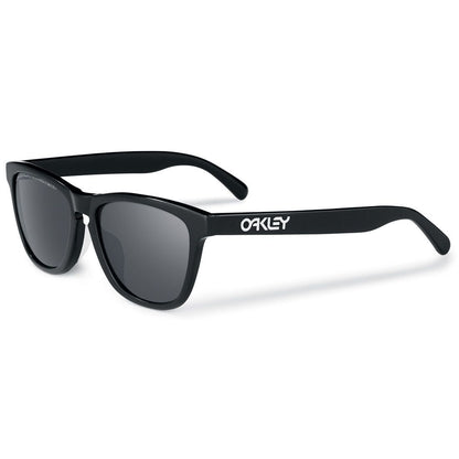 Oakley Shades Frogskins Polished Black Grey Sunglasses 24-30655