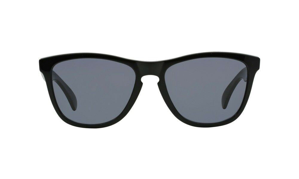 Oakley Shades Frogskins Polished Black Grey Sunglasses 24-30655