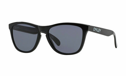 Oakley Shades Frogskins Polished Black Grey Sunglasses 24-30655