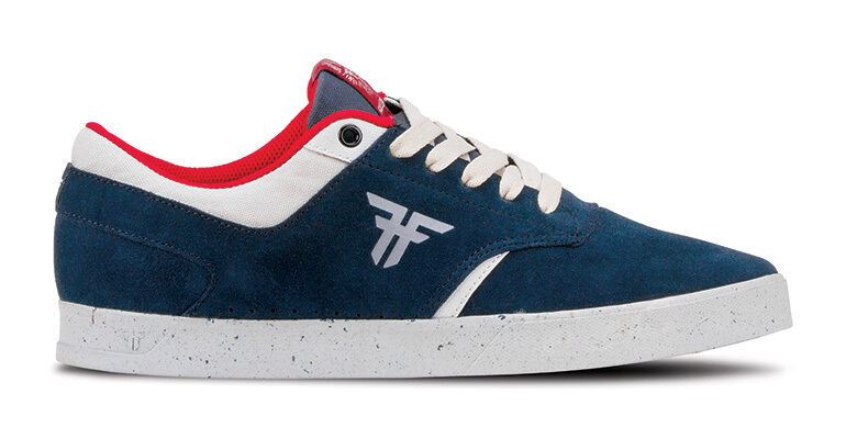 Fallen Shoes The Vibe Midnight Blue Newsprint Tommy Sandoval Us Size Sneakers