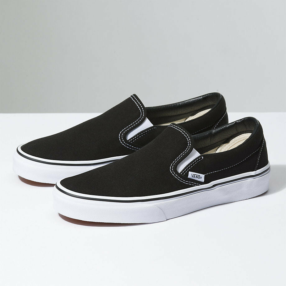 Vans Shoes Classic Slip On Black White