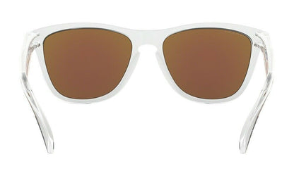Oakley Shades Frogskins Crystal Clear PRIZM Sapphire Iridium Sunglasses