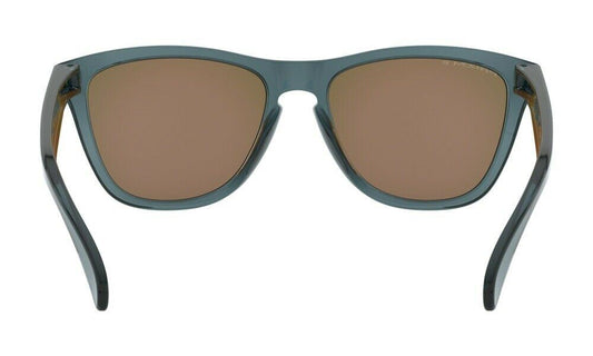 Oakley Shades Frogskins Crystal Black PRIZM Sapphire Polarized Sunglasses