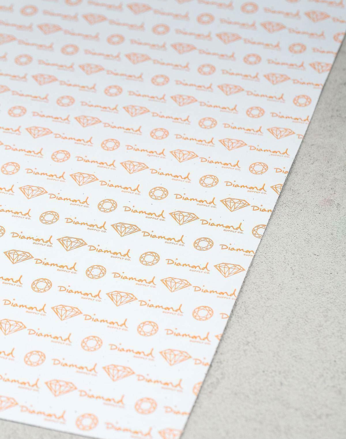 Diamond Supply Co Grip Tape Cut Out Dmd Red Full Skateboard Deck Griptape Sheet