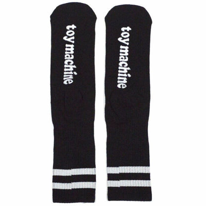 Toy Machine Socks Monster Face Black Osfm New Skateboard Sox