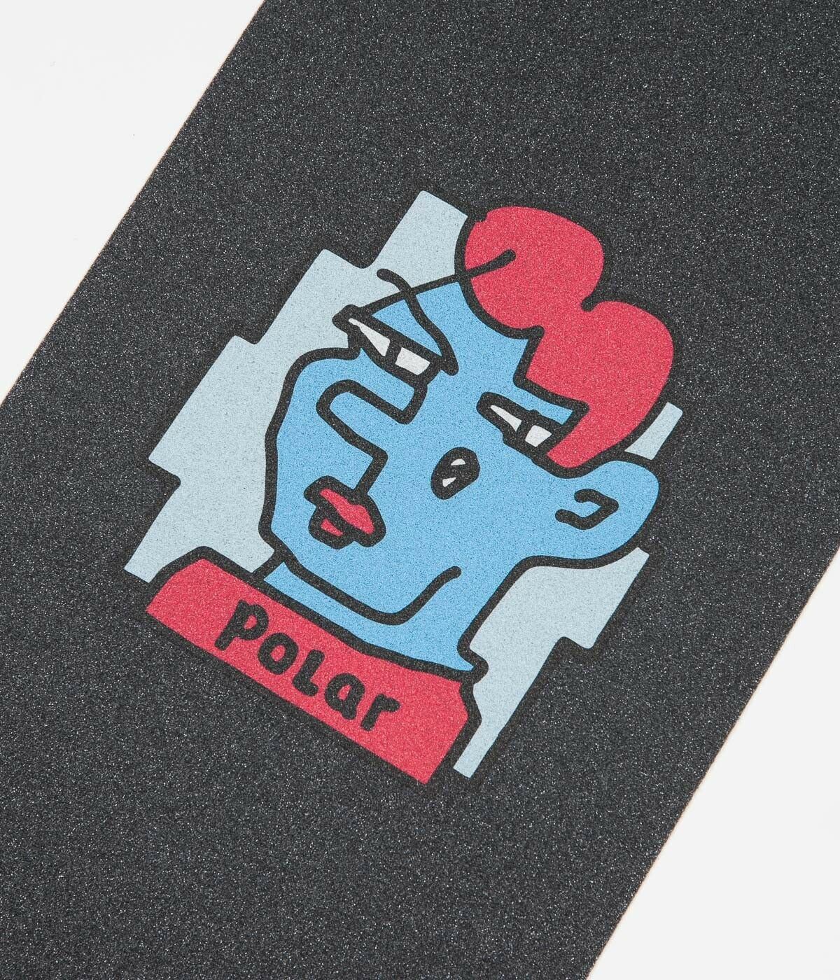 Polar Skate Co Grip Doodle Face 9 X 33 Full Skateboard Deck Griptape