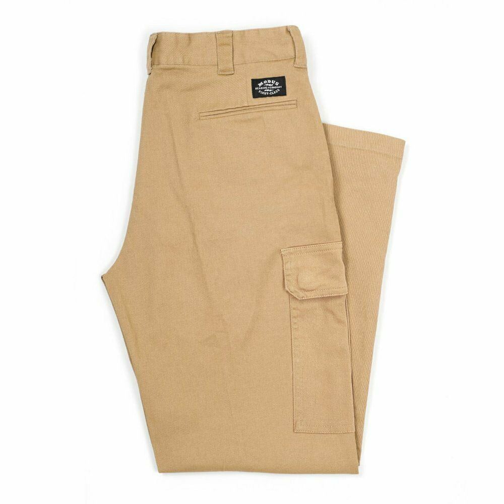 Modus Classic Cargo Pant Baggy Fit Khaki Skateboard Pants