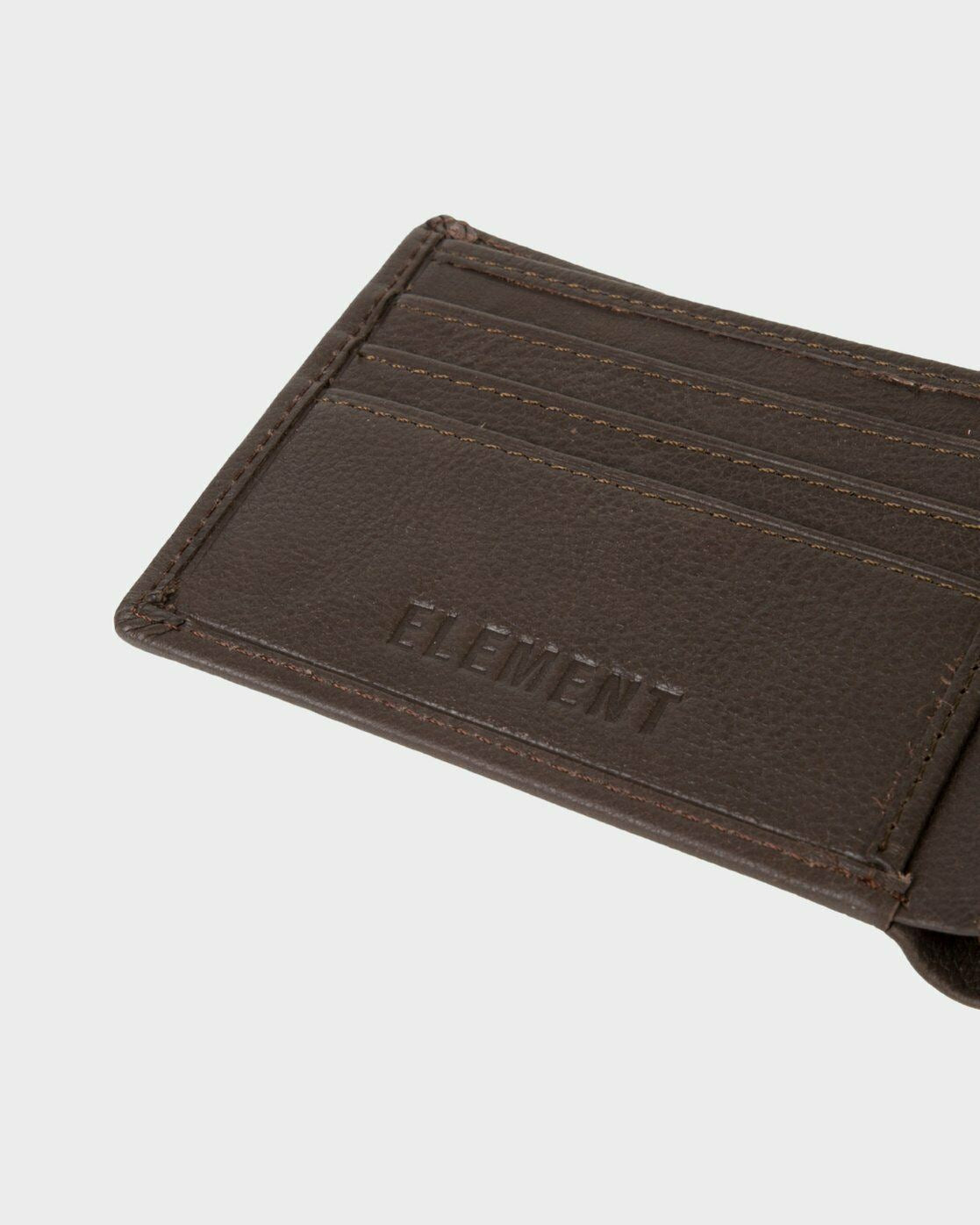 Element Skateboards Wallet Corpo Chocolate Bi Fold
