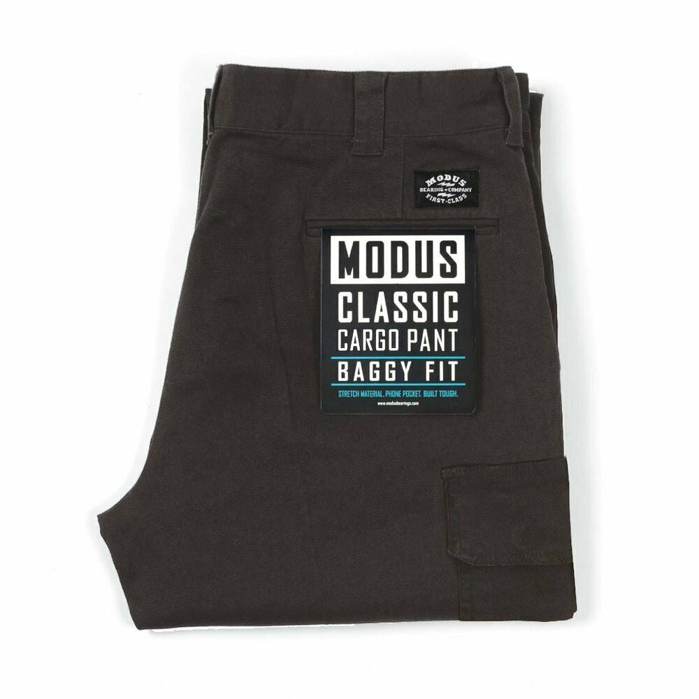 Modus Classic Cargo Pant Baggy Fit Grey Skateboard Pants