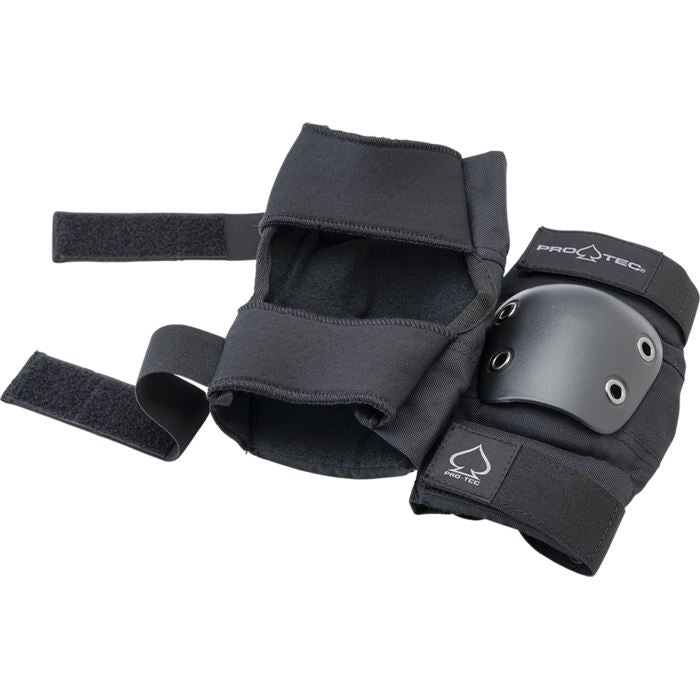Pro-Tec Pads Street Gear 3 Pack Black Adult Elbows Knees Wrists Safety
