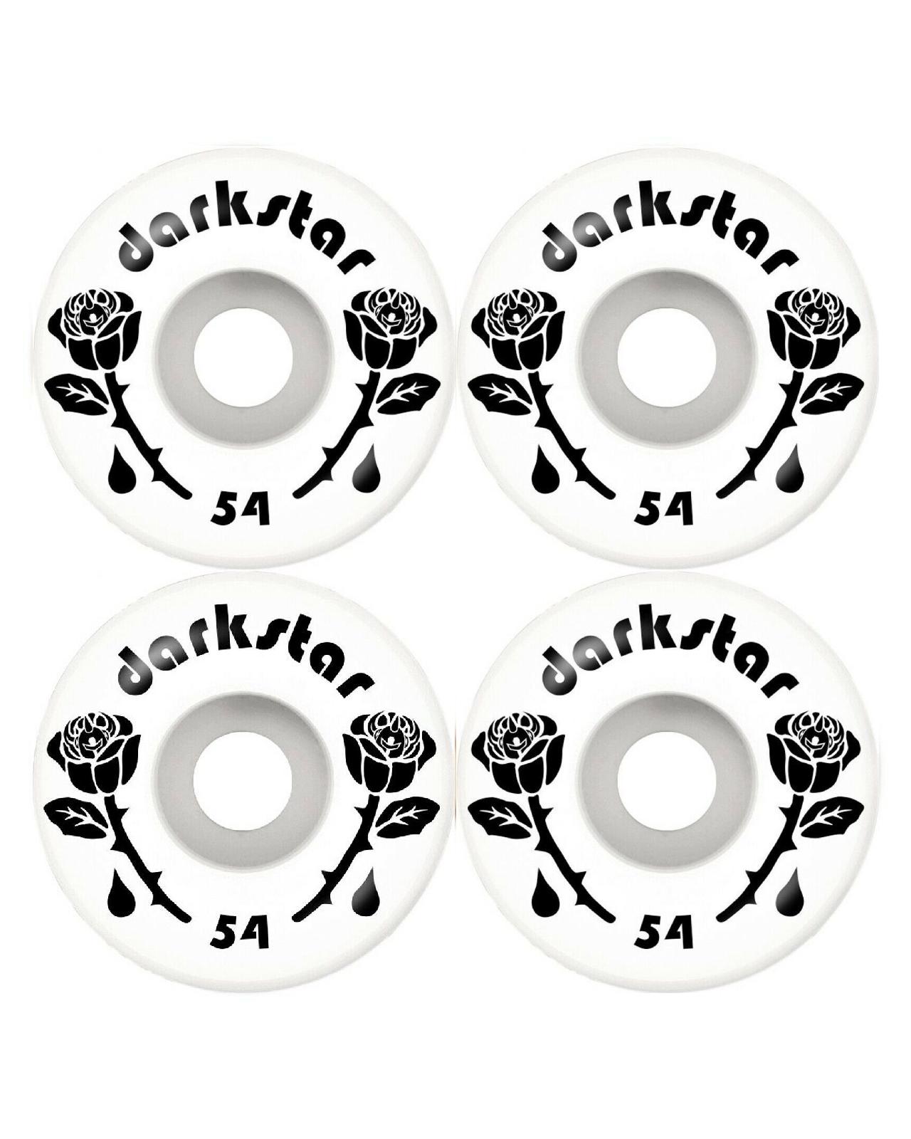 Darkstar Skateboard Wheels Forty Black White 54mm 99a