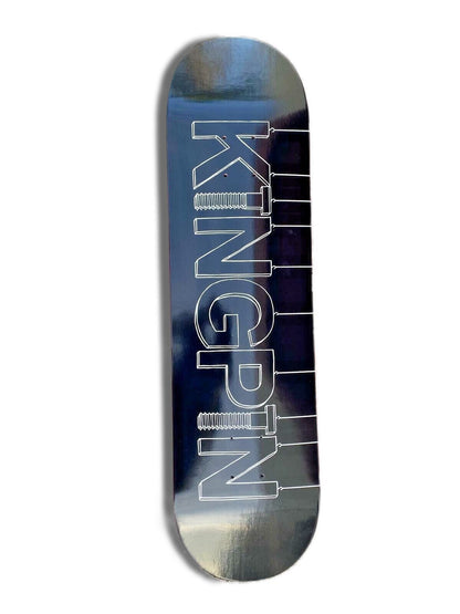 Kingpin Skate Supply Deck Suspended Letters Black
