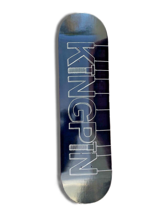 Kingpin Skate Supply Deck Suspended Letters Black