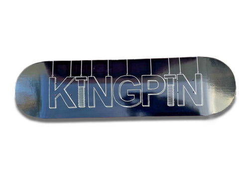 Kingpin Skate Supply Deck Letters Black