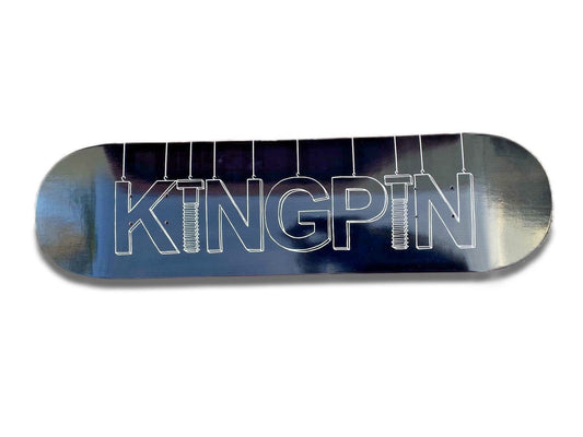 Kingpin Skate Supply Deck Letters Black